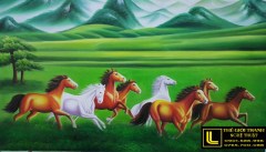 Tranh sơn dầu mã đáo thành công 19